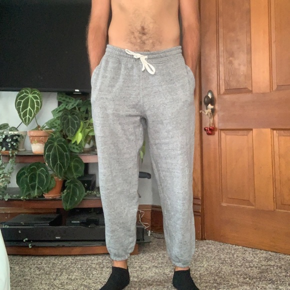 OLD NAVY GREY SWEATPANTS SIZE MEDIUM - Picture 1 of 6